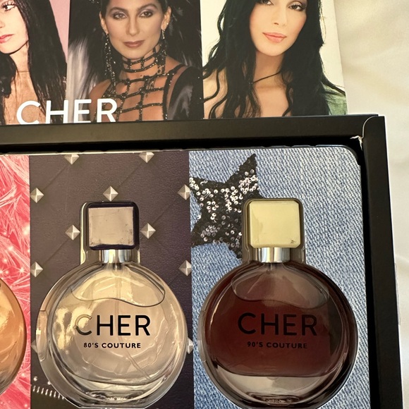 Cher decades collection perfume 1.0 fl oz set 4 60s-90s NOS sealed Scent Beauty - Picture 8 of 8